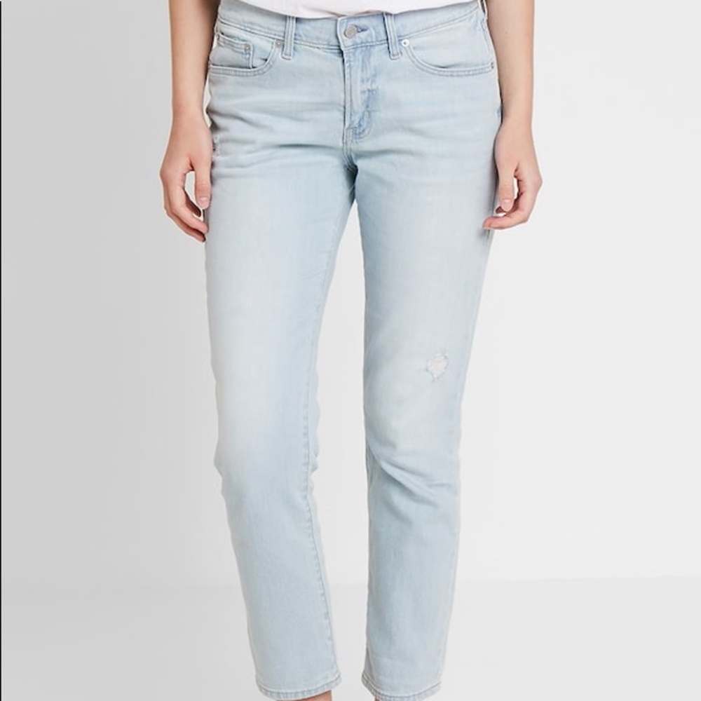 GAP Light Wash Straight Jeans, Size 26 Regular